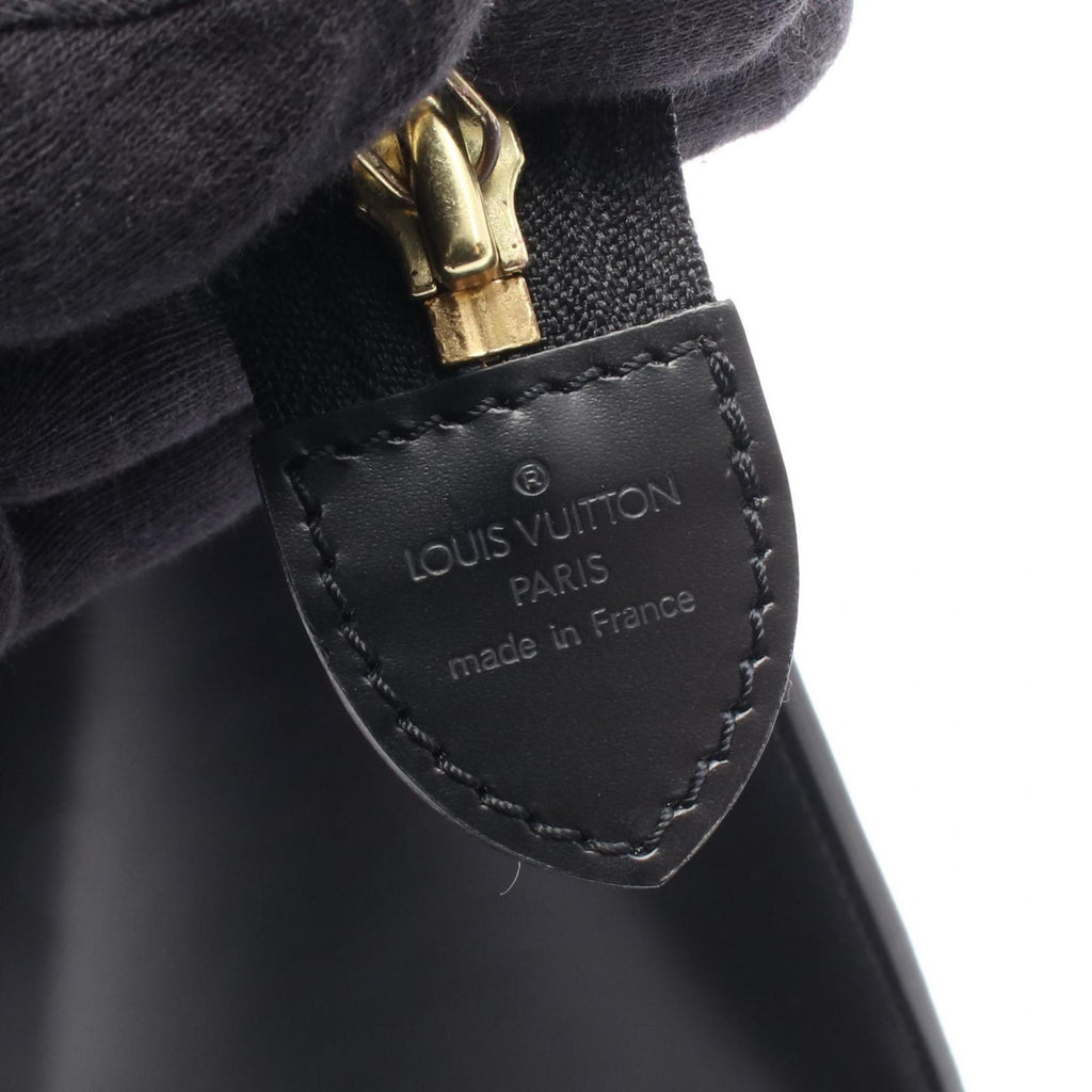 Louis Vuitton Black Epi Leather Handbag