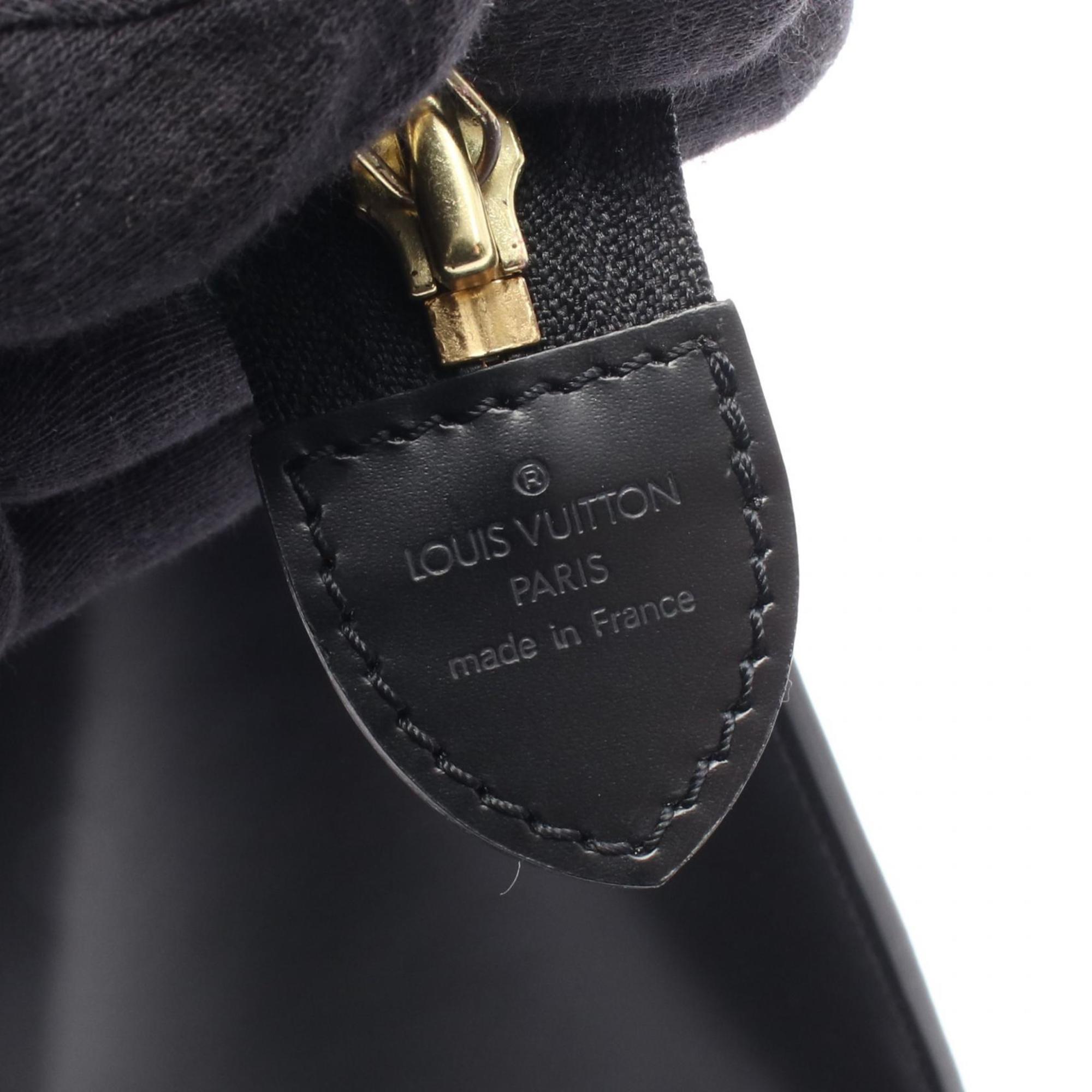 Louis Vuitton Black Epi Leather Handbag