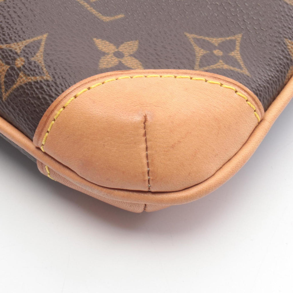 Louis Vuitton Brown Monogram Coated Canvas Leather Handbag Shoulder Bag