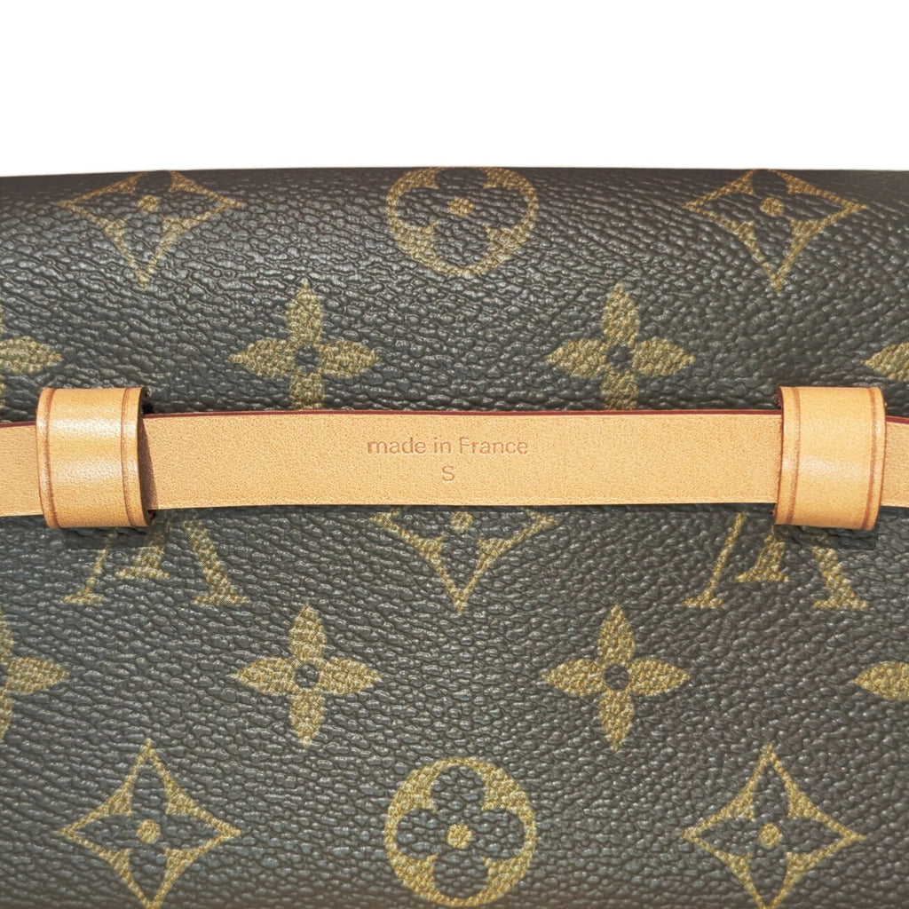 Louis Vuitton Brown Monogram Canvas Pochette Pouch Shoulder Bag