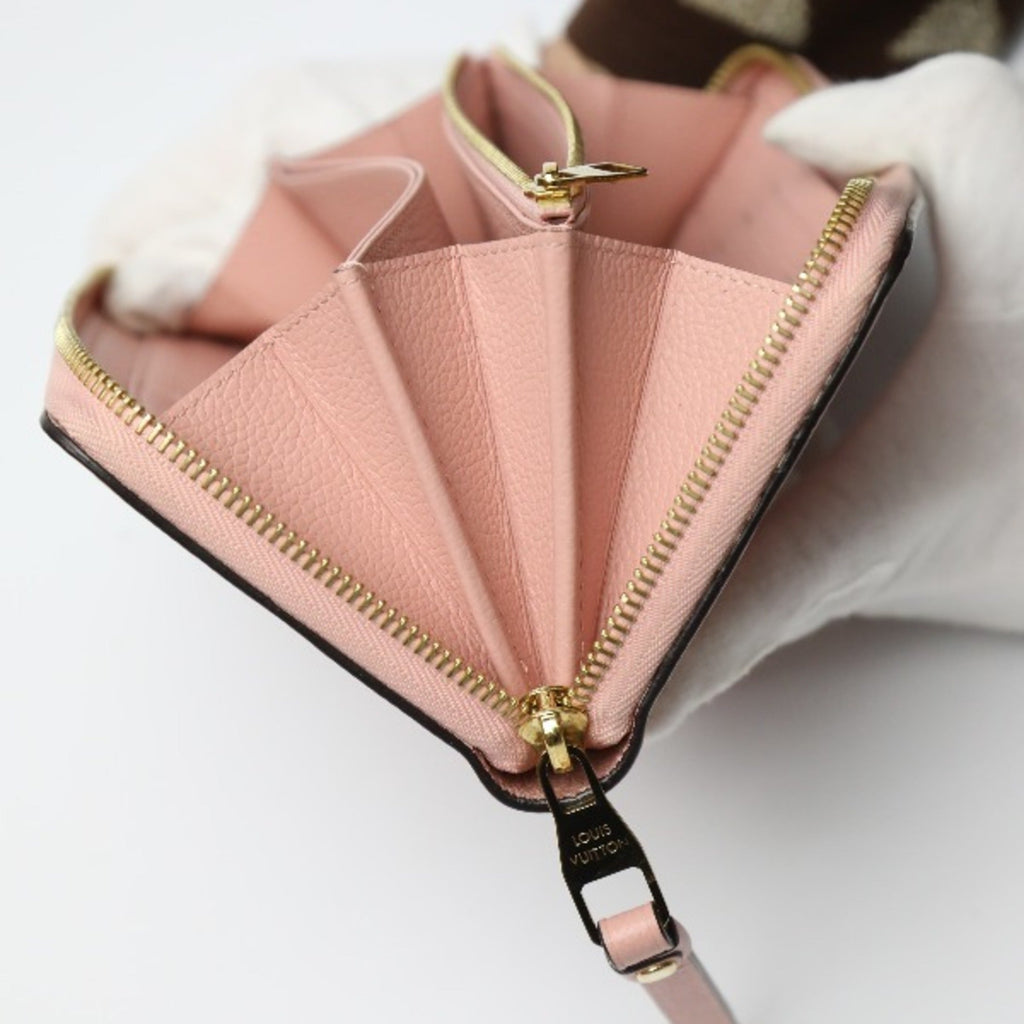 Louis Vuitton Monogram Empreinte Rose Poudre Monogram Empreinte Long Wallet
