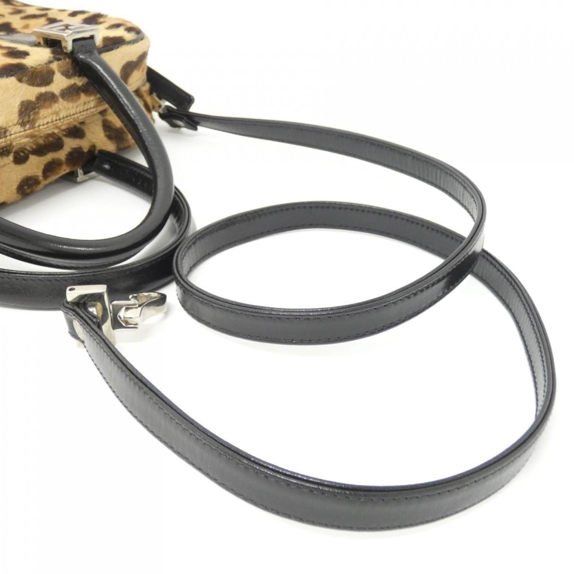 Fendi Beige Leather Handbag
