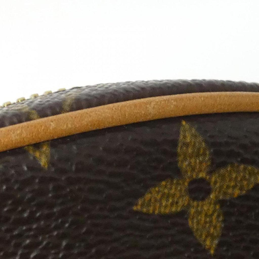Louis Vuitton Monogram Marron Coated Canvas Pochette Shoulder Bag
