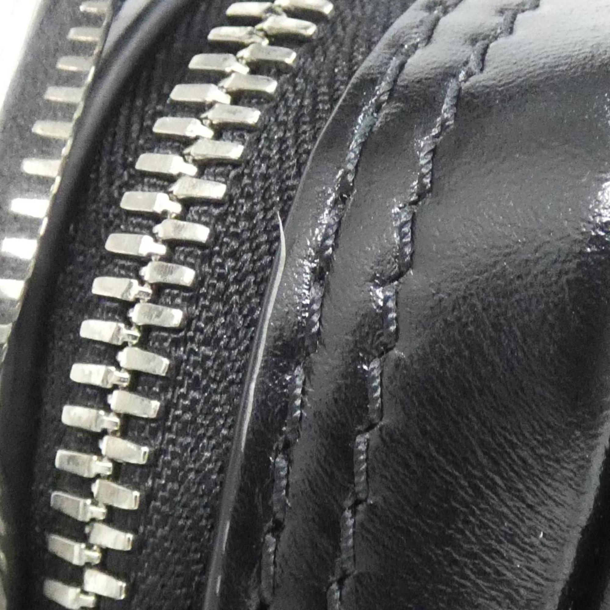 Louis Vuitton Black Leather Shoulder Bag