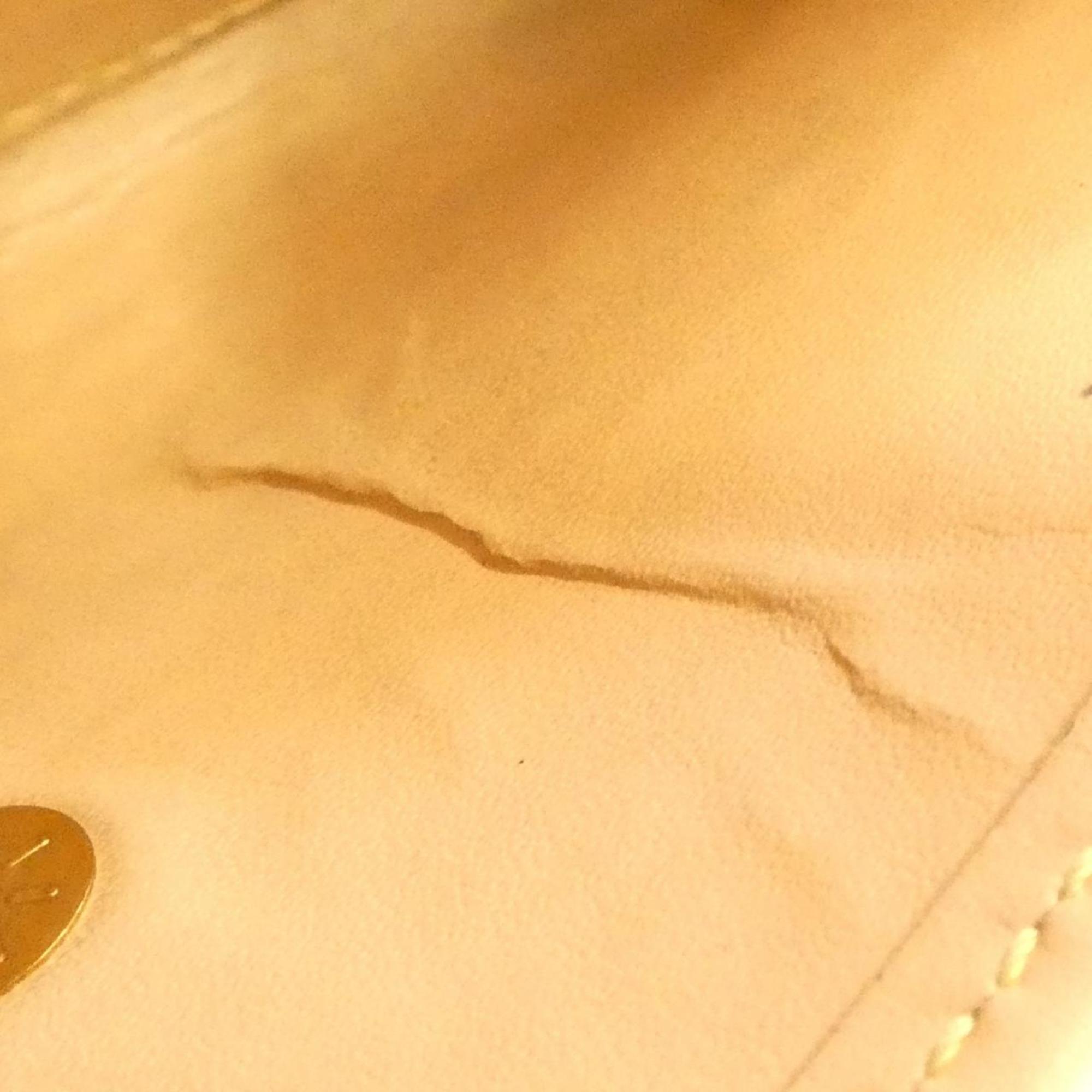 Louis Vuitton Brown Coated Canvas Long Wallet (Tri-Fold)