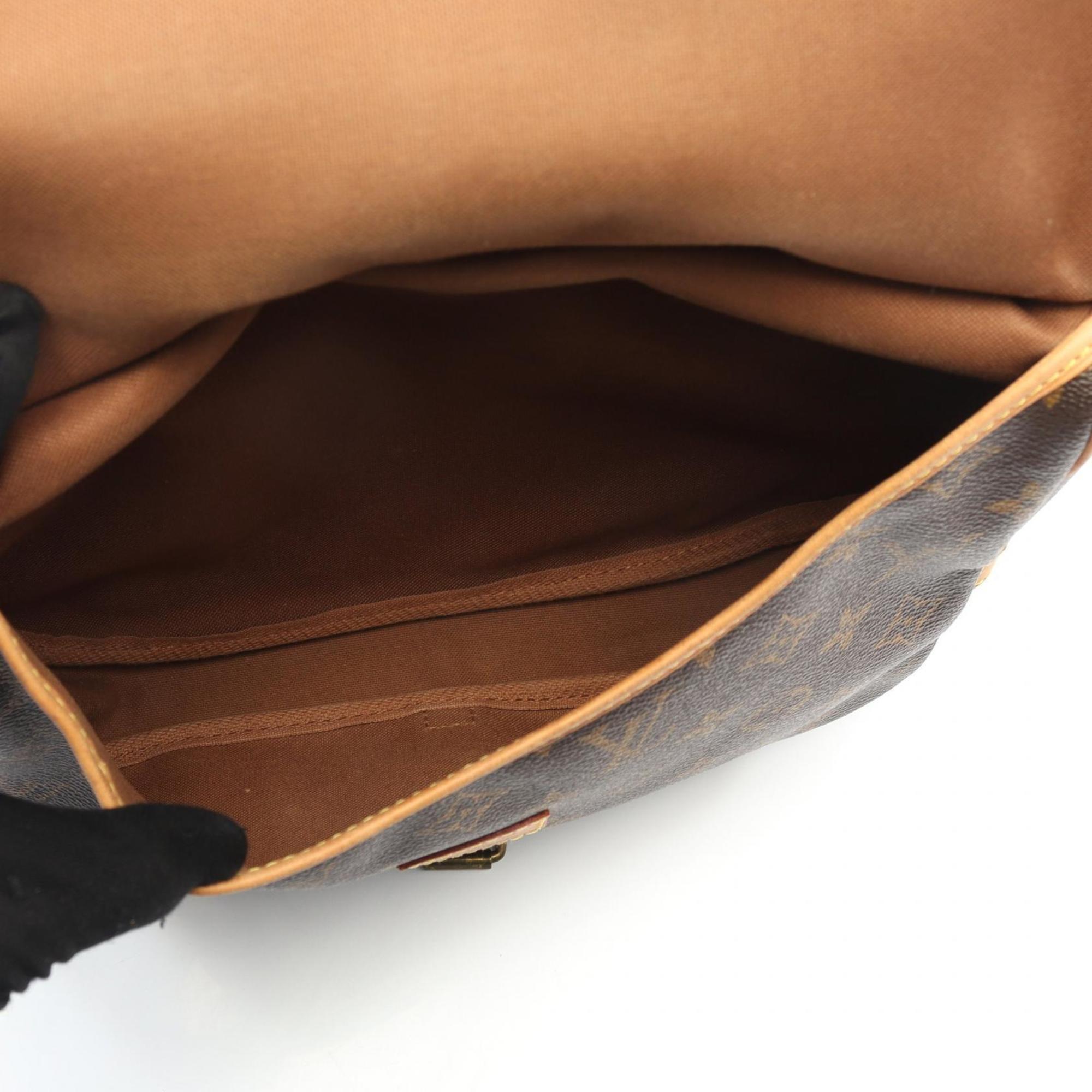 Louis Vuitton Brown Coated Canvas Monogram Leather Pvc Shoulder Bag
