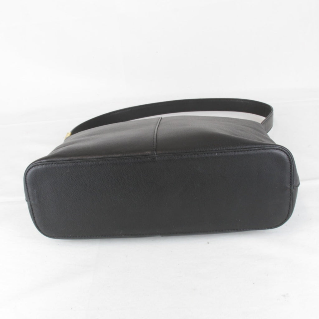 Burberry Black Leather Shoulder Bag