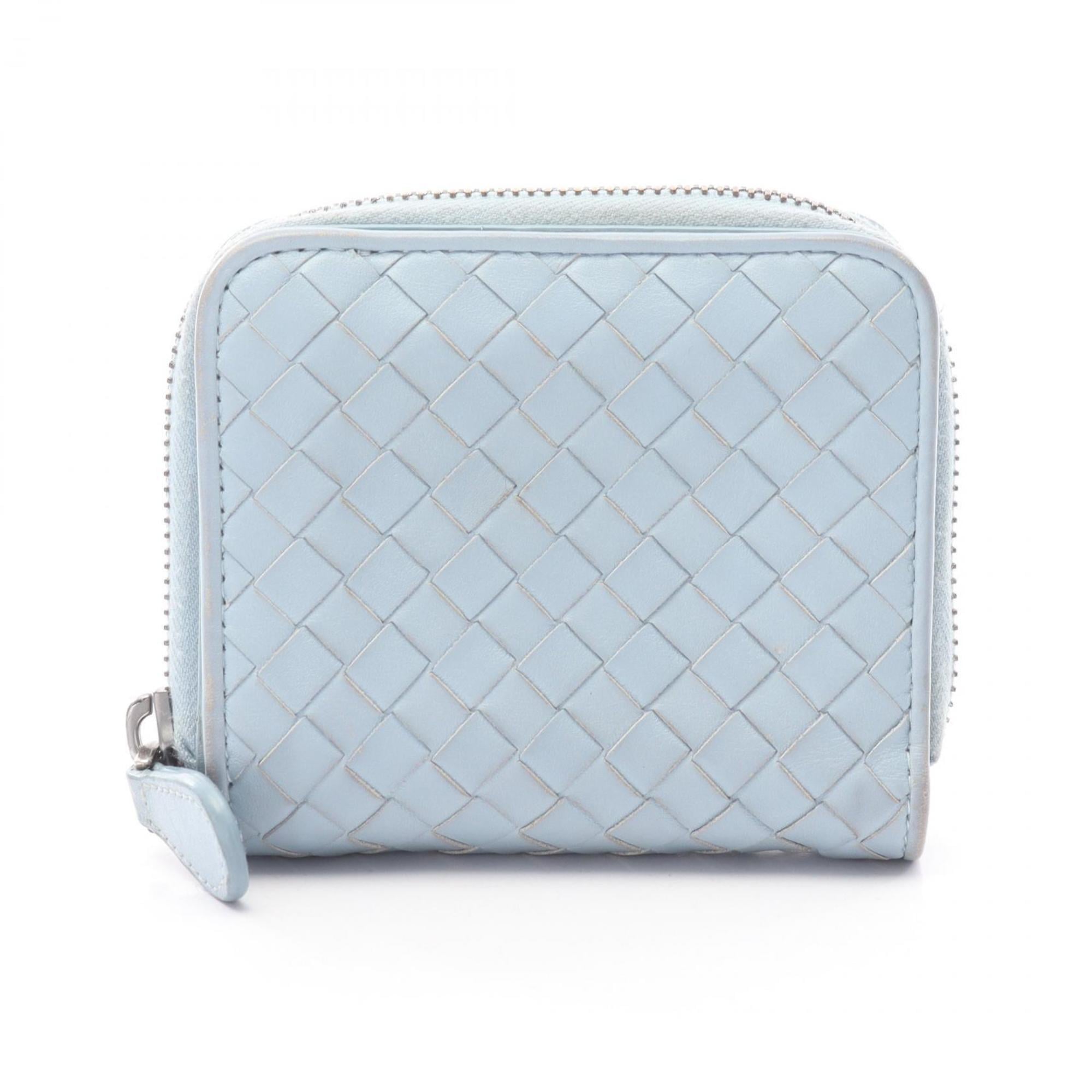Bottega Veneta Blue Leather Wallet (Bi-Fold)