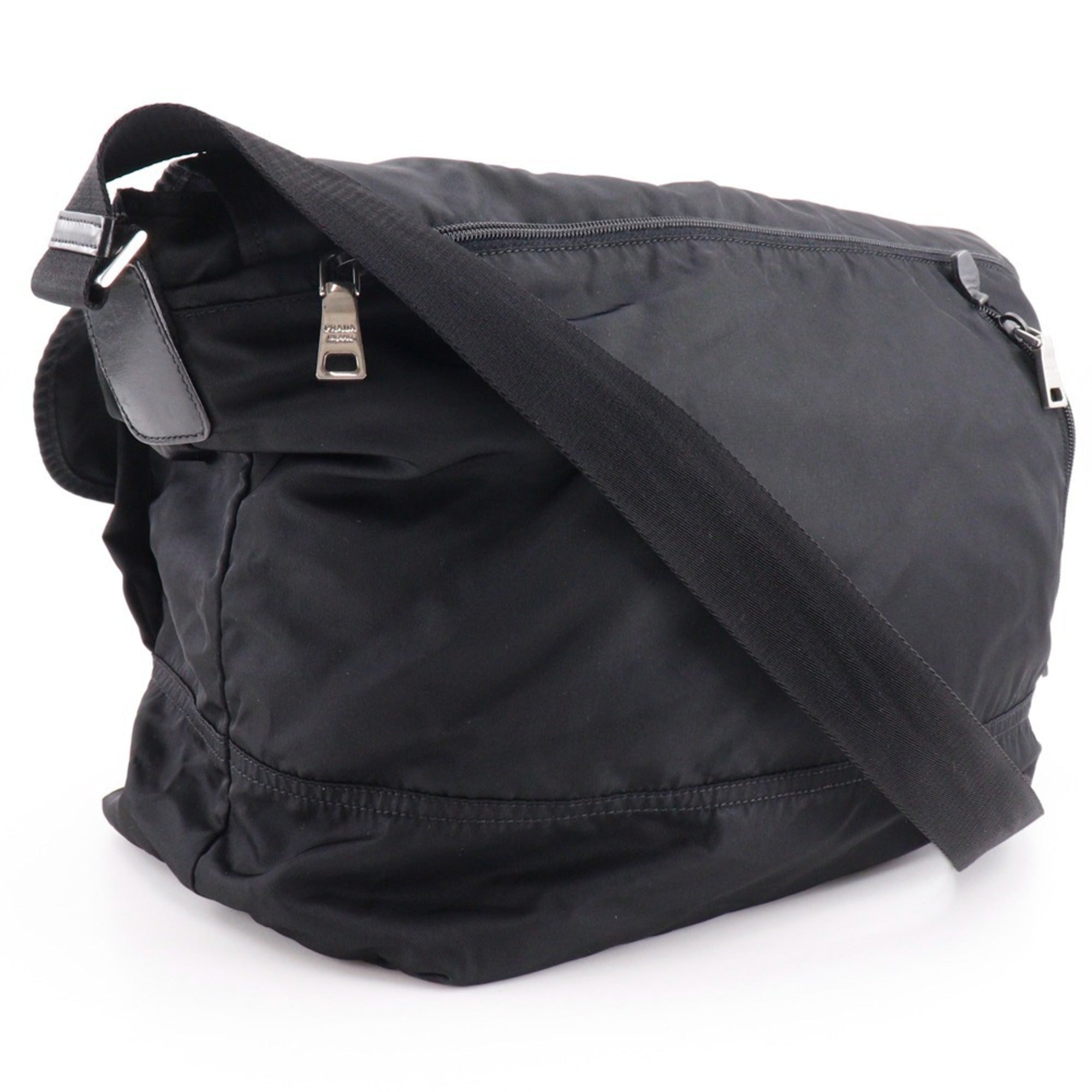 Prada Black Nero Nylon Shoulder Bag