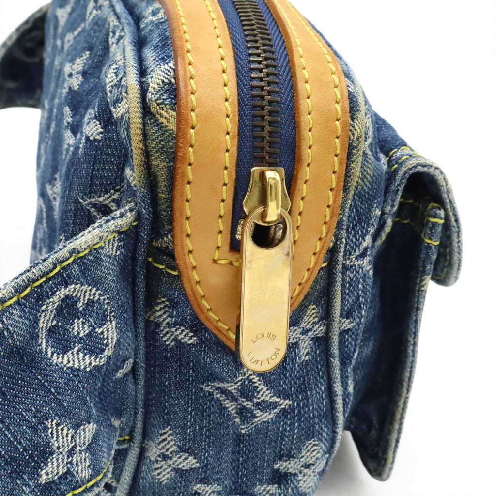 Louis Vuitton Blue Monogram Denim Fanny Pack Shoulder Bag