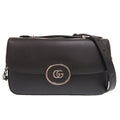 Gucci Black Leather Shoulder Bag (Pre-Owned)