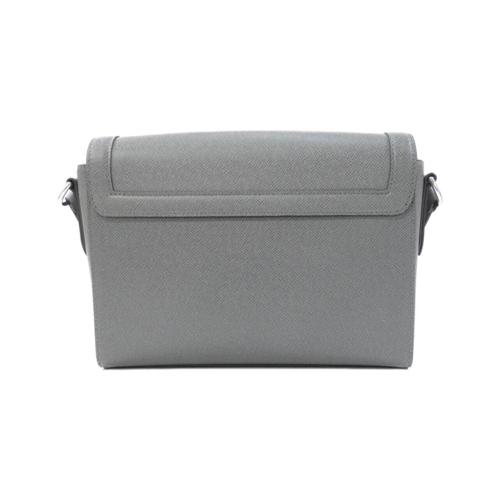 Louis Vuitton Taiga Gris Leather Shoulder Bag