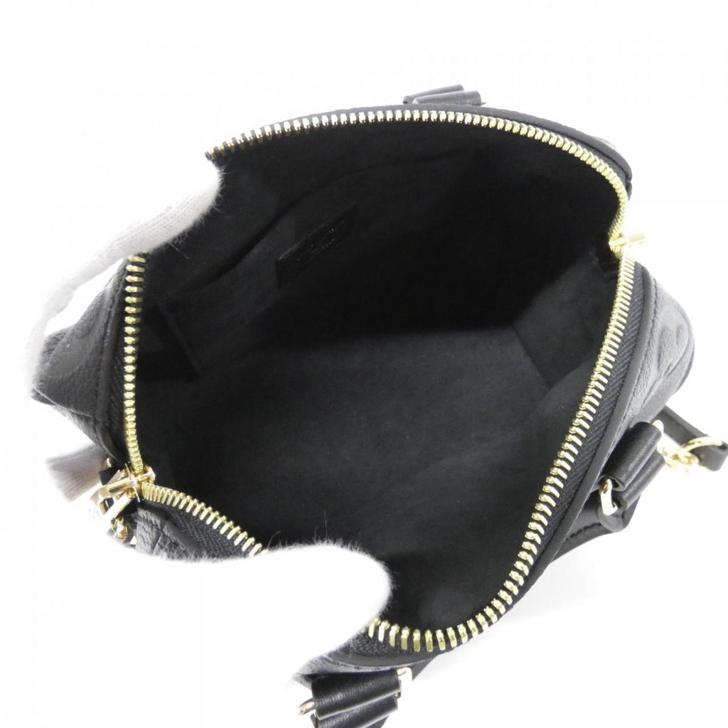Louis Vuitton Black Leather Boston Bag