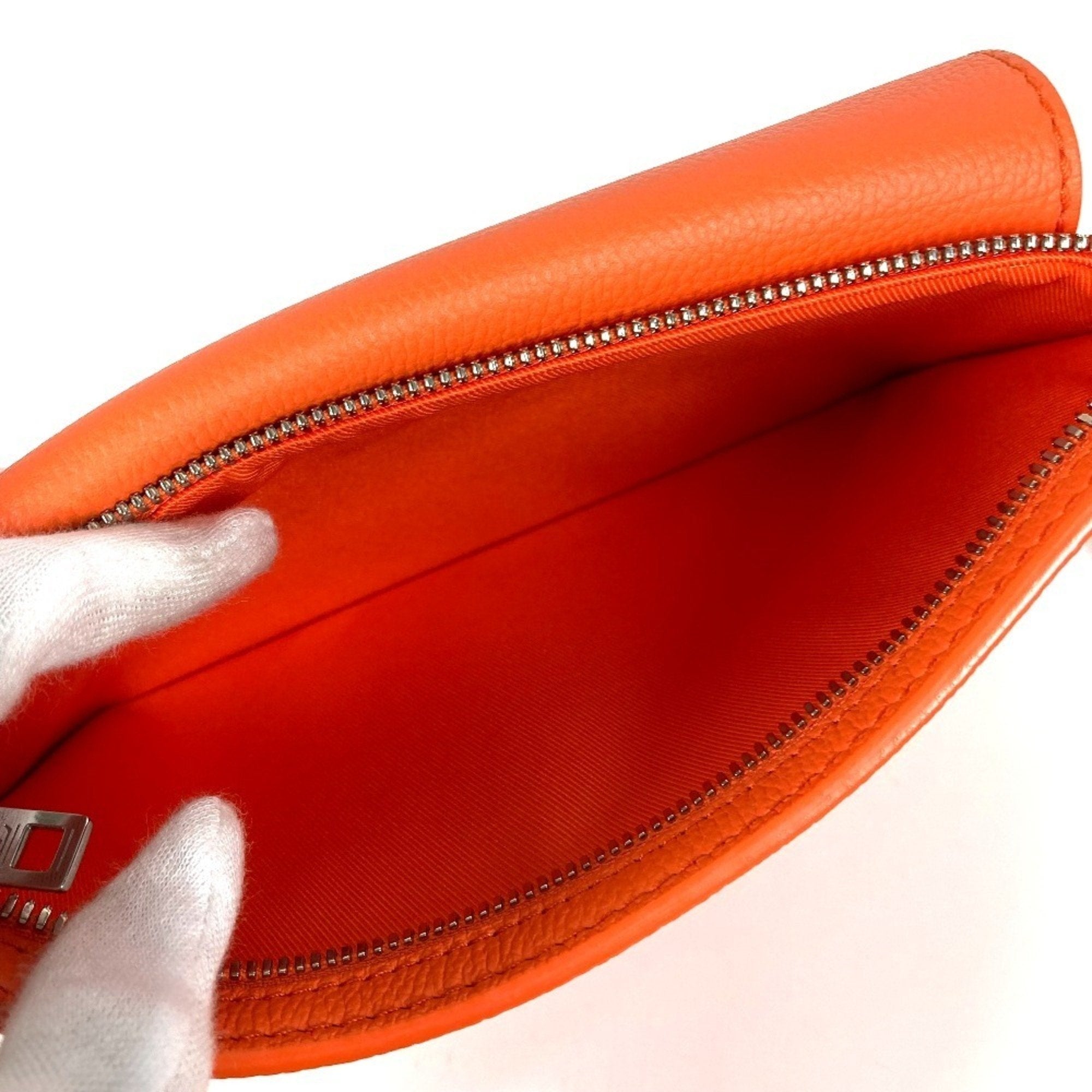 Louis Vuitton Orange Leather Fanny Pack Shoulder Bag