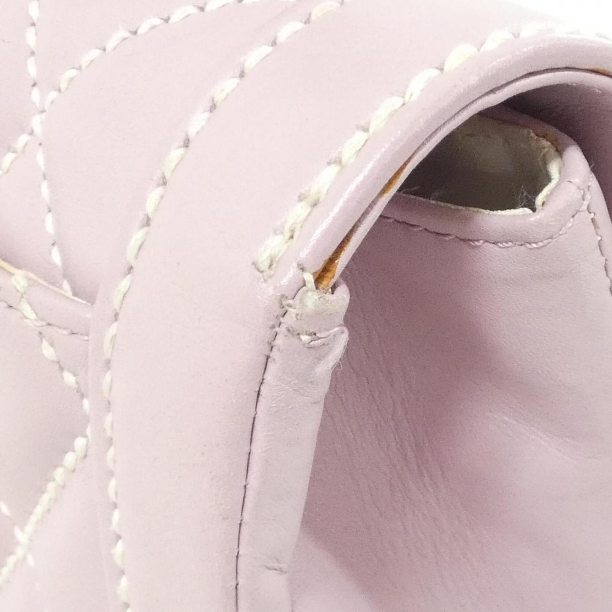 Chanel Light Purple Leather Handbag