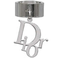 Christian Dior Silver Metal Band Ring (Pre-Owned)