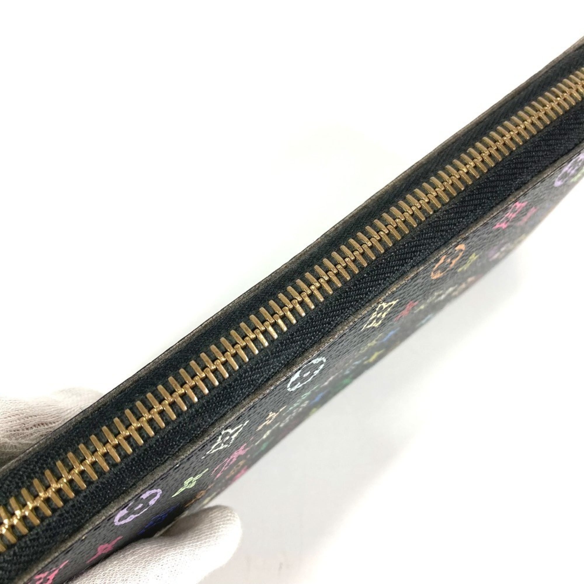 Louis Vuitton Monogram Multicolore Black Noir Monogram Multicolore Long Wallet
