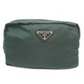 Prada Dark Green Nylon Pouch