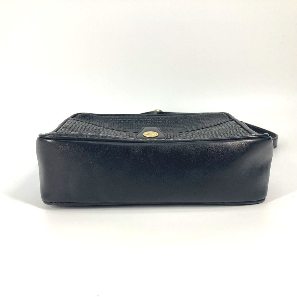 Celine Black Leather Pochette Shoulder Bag