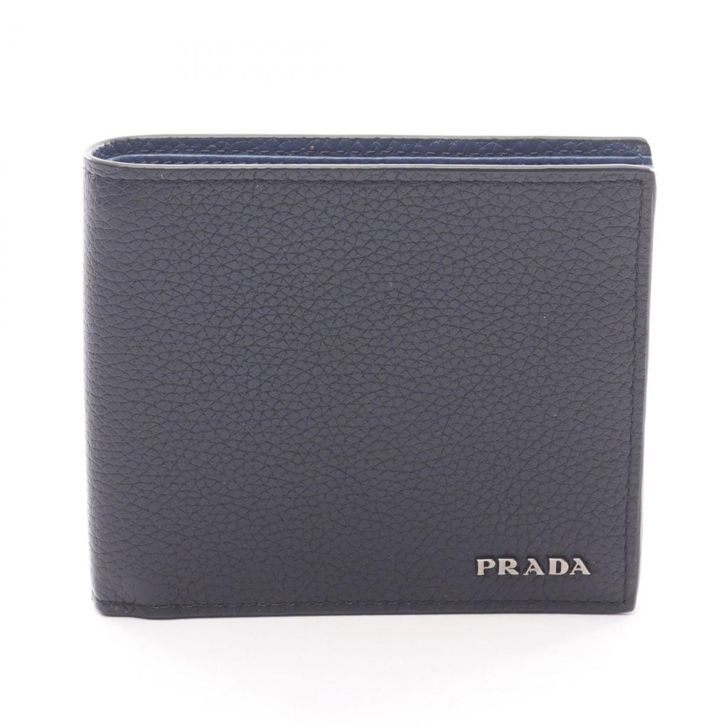 Prada Black Leather Wallet (Bi-Fold)