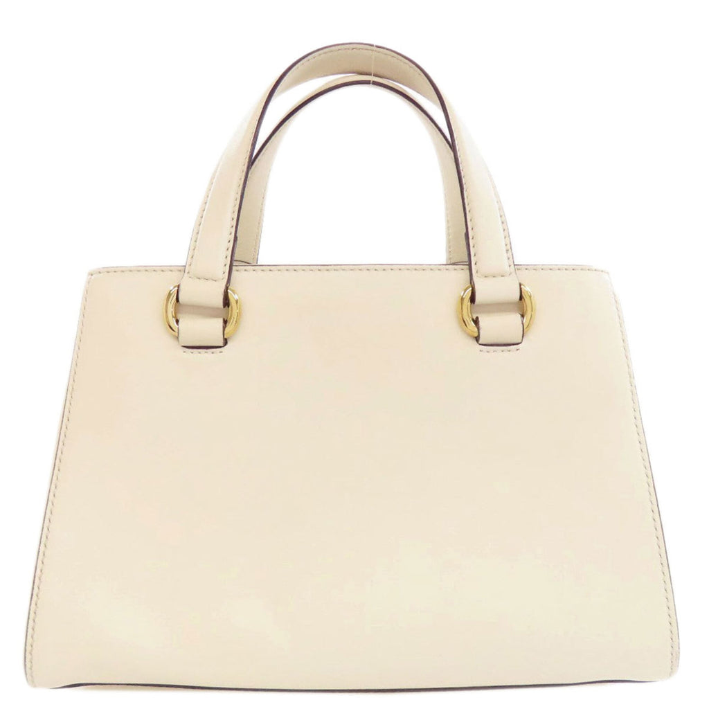 Gucci White Leather Handbag (Pre-Owned)