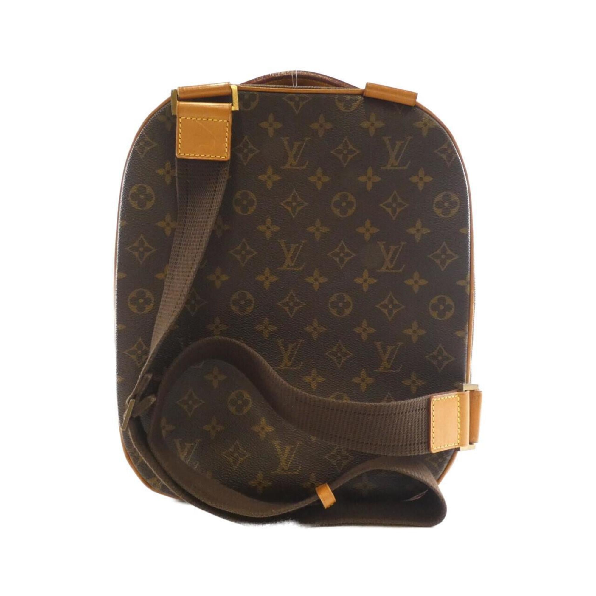 Louis Vuitton Marron Coated Canvas Shoulder Bag