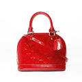 Louis Vuitton Monogram Vernis Red Color Handbag