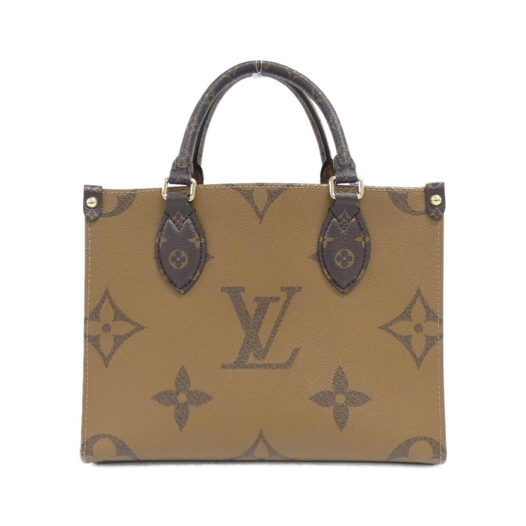 Louis Vuitton Brown Coated Canvas Handbag