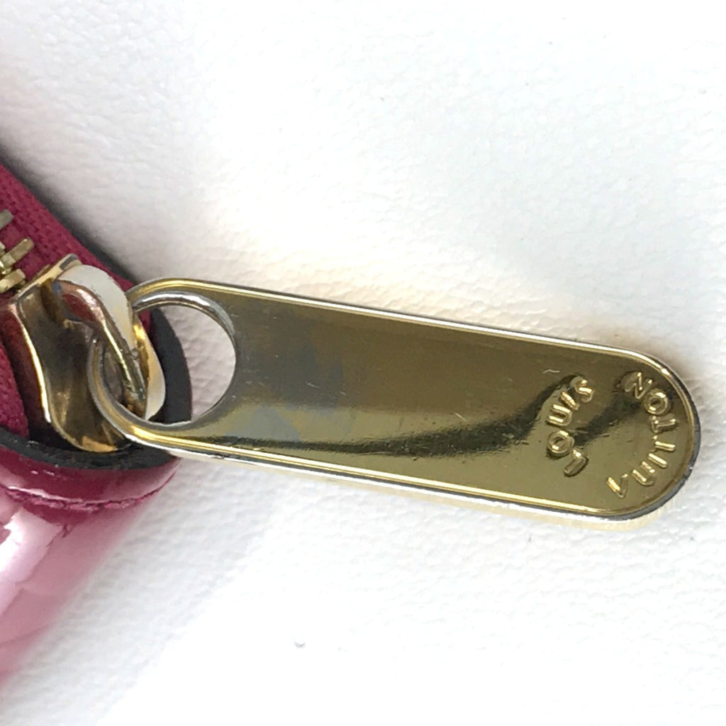 Louis Vuitton Pink Leather Long Wallet