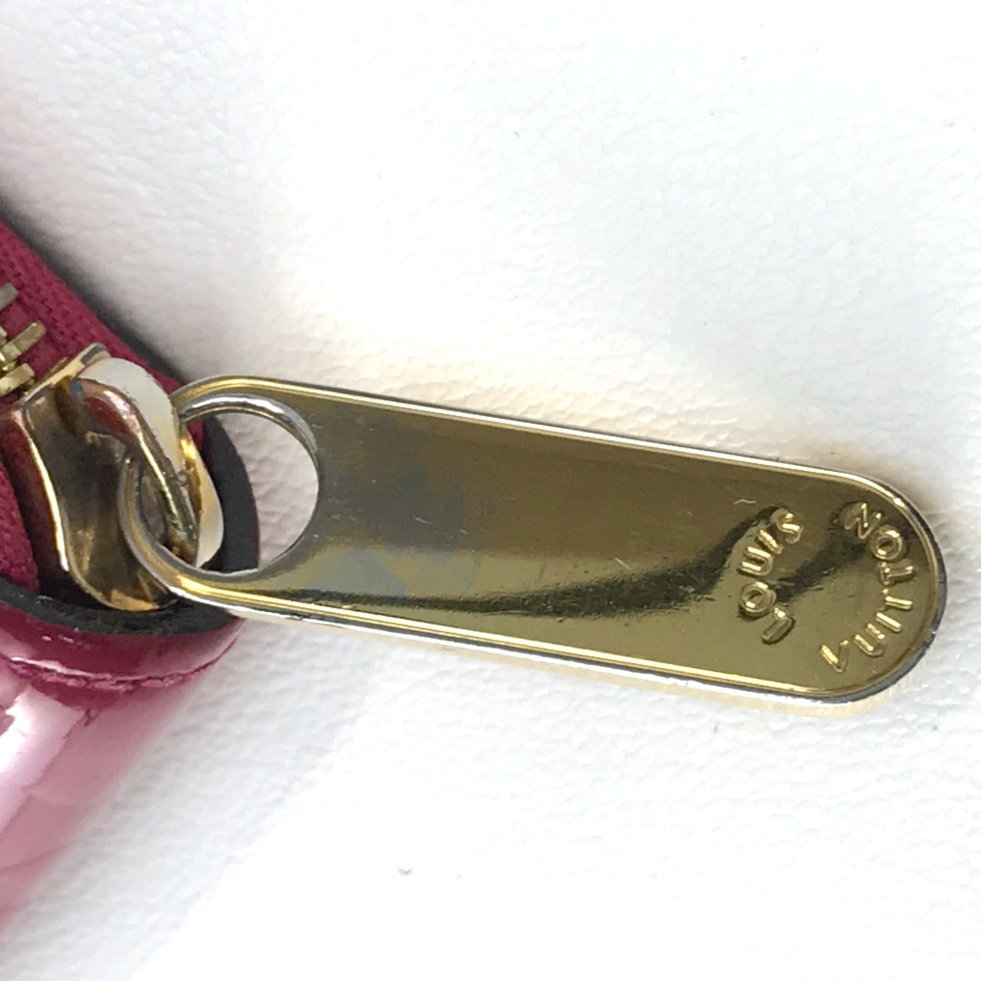 Louis Vuitton Pink Leather Long Wallet