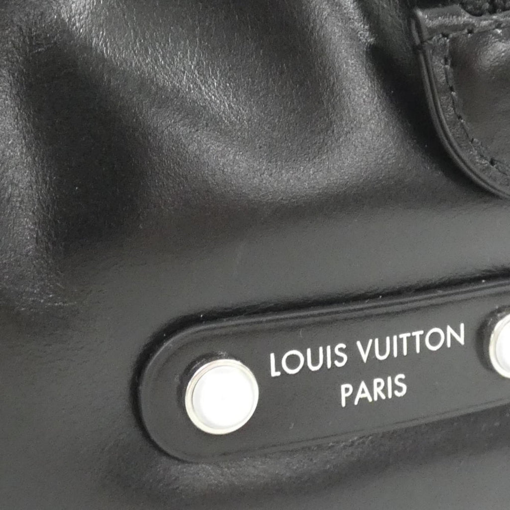 Louis Vuitton Black Leather Shoulder Bag