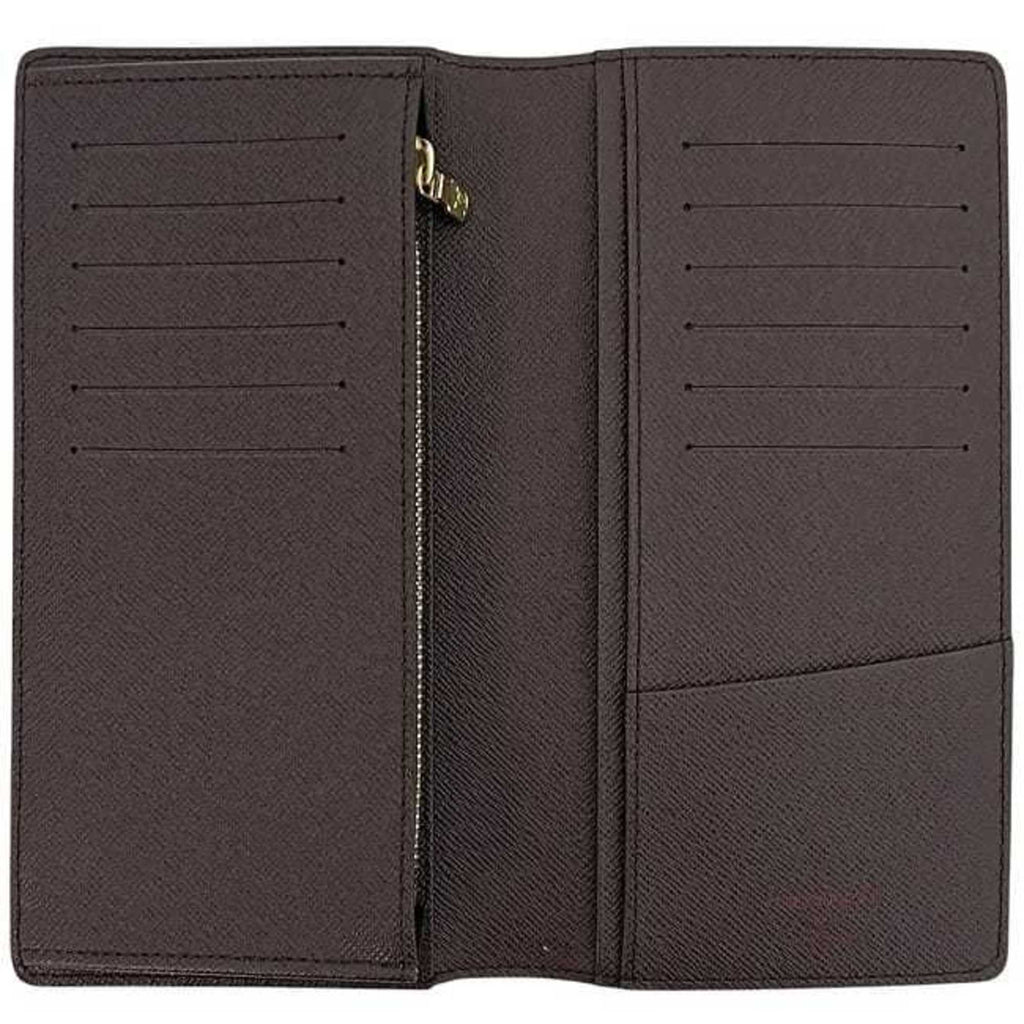 Louis Vuitton Brown Damier Canvas Ebene Damier Canvas Long Wallet