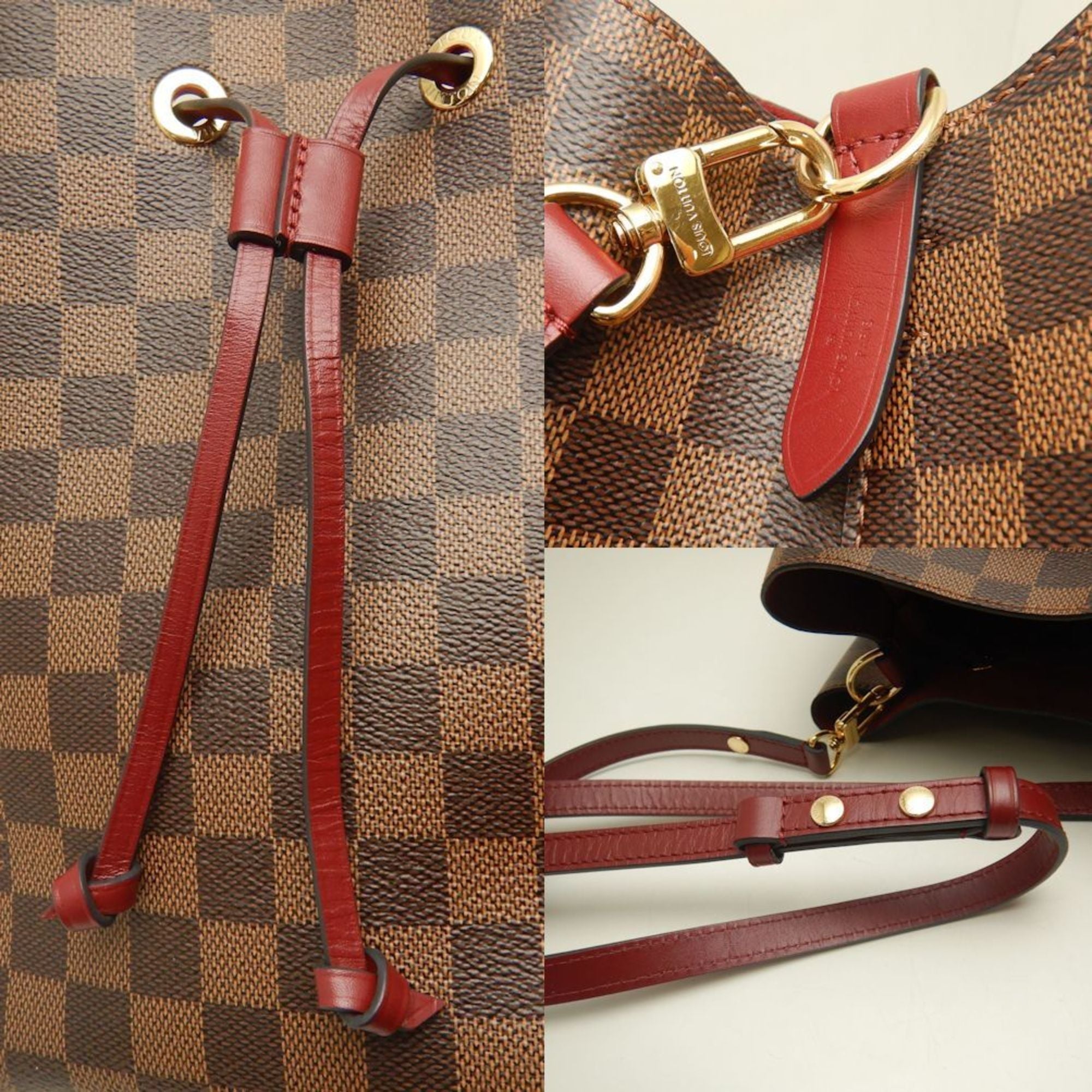 Louis Vuitton Brown Pvc Shoulder Bag