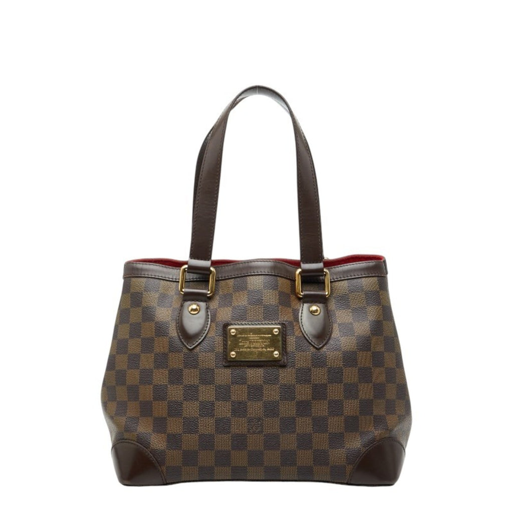 Louis Vuitton Brown Ebene Pvc Leather Handbag Tote Bag