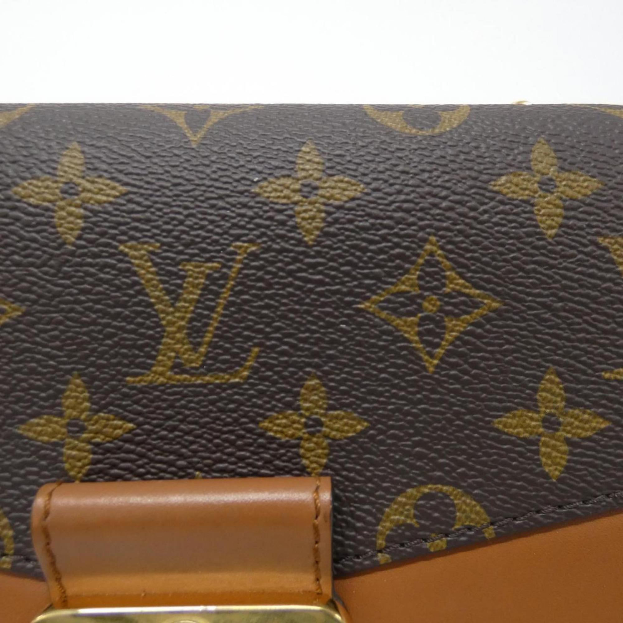 Louis Vuitton Caramel Marron Coated Canvas Shoulder Bag