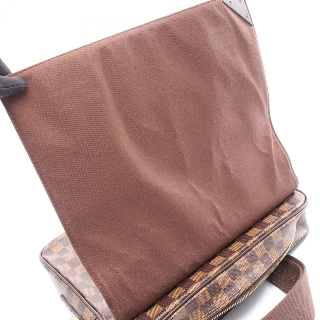 Louis Vuitton Brown Damier Canvas Coated Canvas Leather Shoulder Bag
