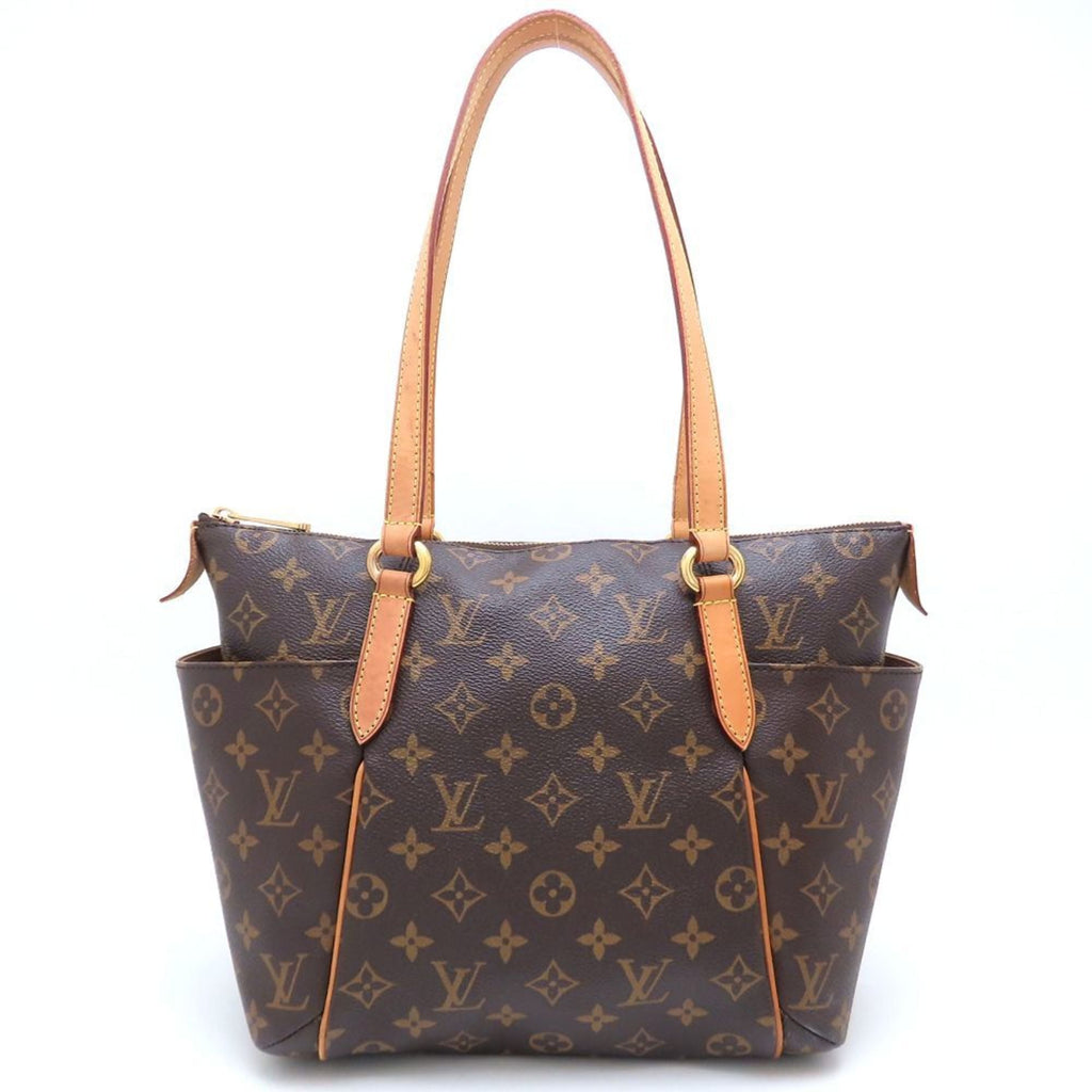 Louis Vuitton Brown Canvas Tote Bag