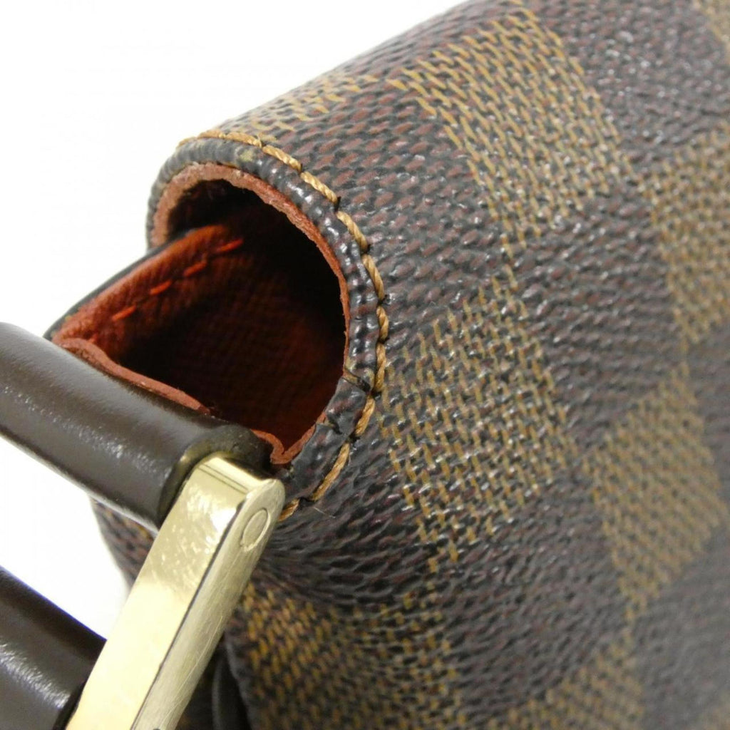 Louis Vuitton Brown Coated Canvas Shoulder Bag