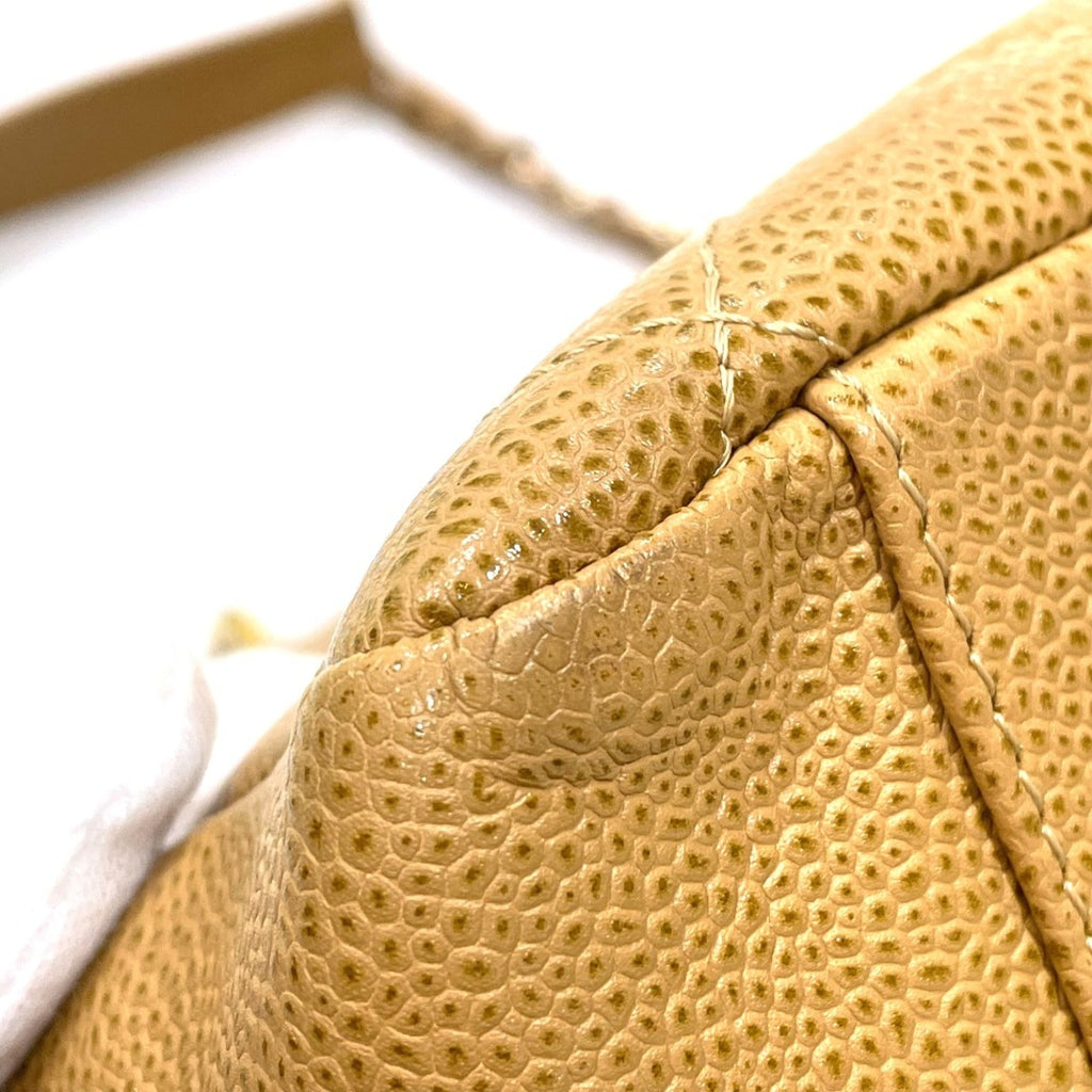 Chanel Beige Leather Tote Bag