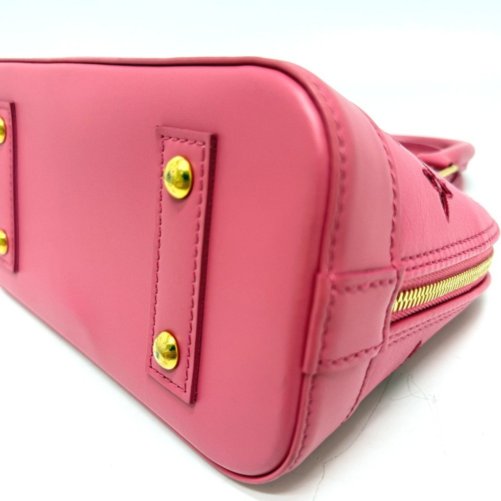 Louis Vuitton Pink Leather Handbag