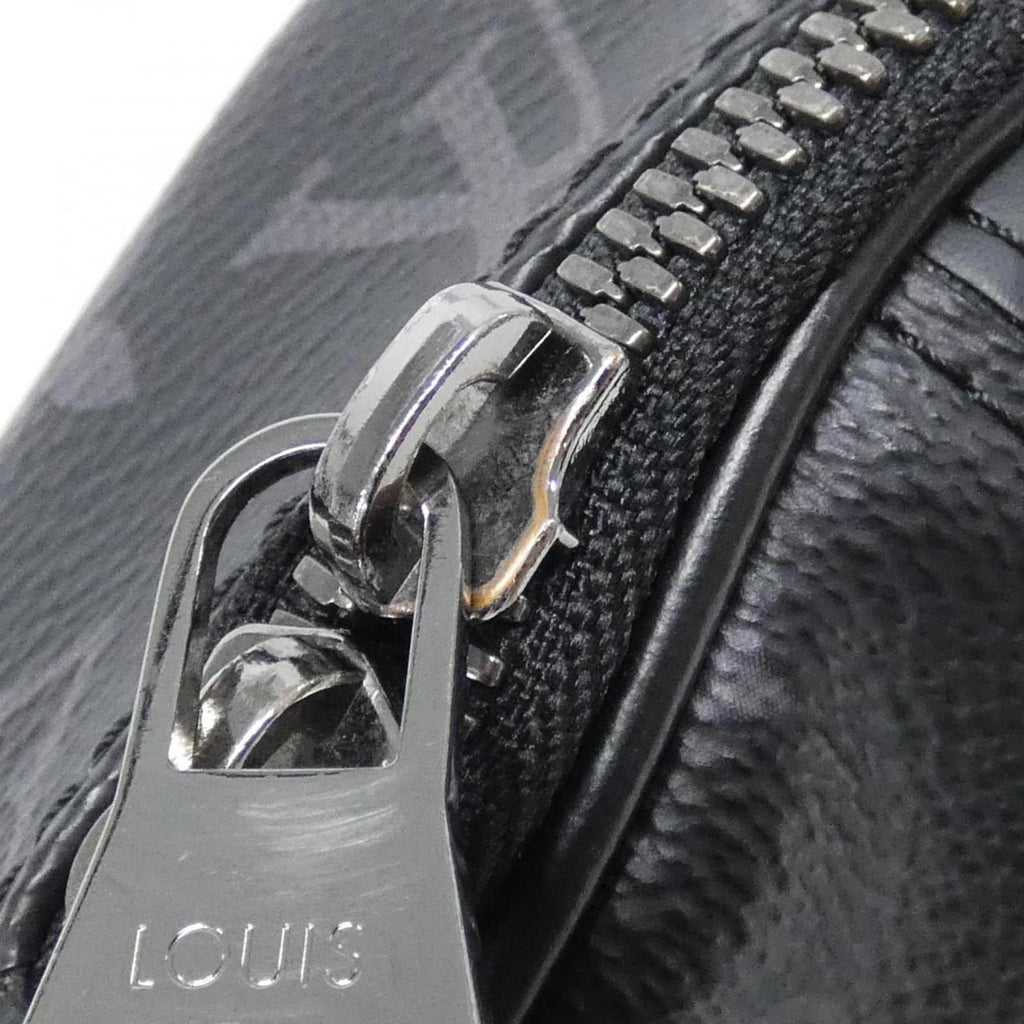 Louis Vuitton Black Coated Canvas Shoulder Bag