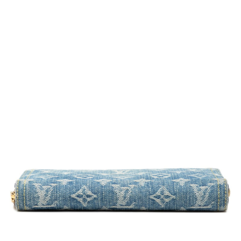 Louis Vuitton Light Blue Denim Long Wallet
