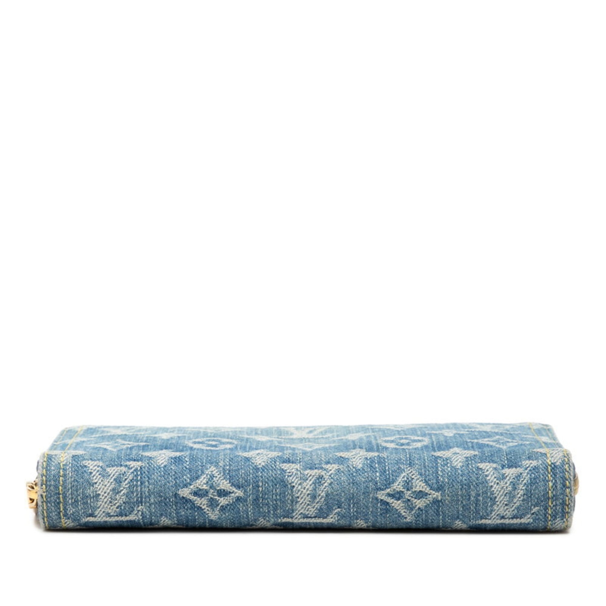 Louis Vuitton Light Blue Denim Long Wallet