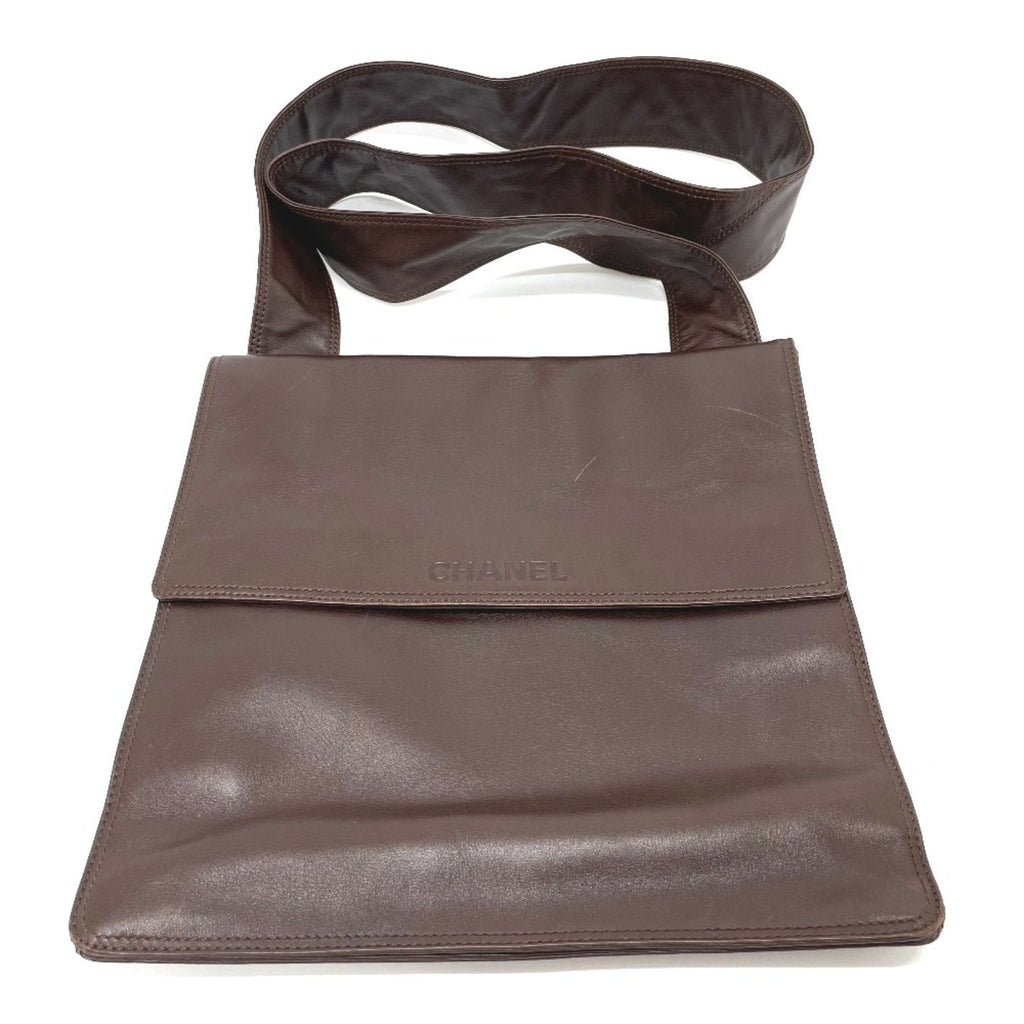Chanel Brown Leather Shoulder Bag