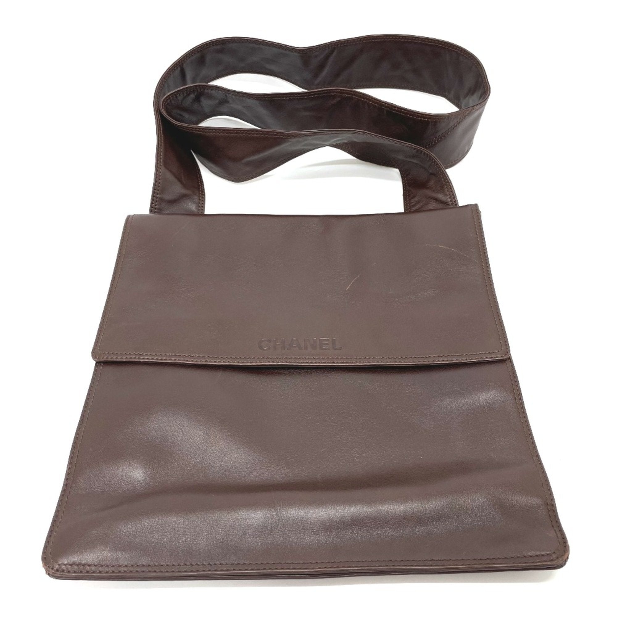 Chanel Brown Leather Shoulder Bag