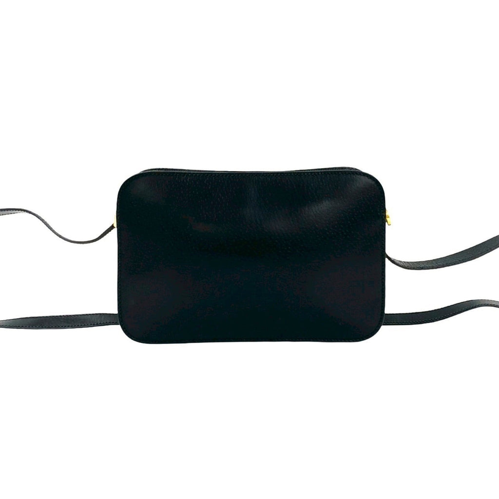 Gucci Black Leather Pochette Shoulder Bag (Pre-Owned)