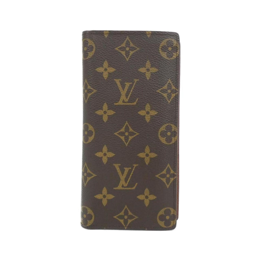 Louis Vuitton Marron Coated Canvas Long Wallet