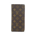 Louis Vuitton Marron Coated Canvas Long Wallet