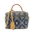 Louis Vuitton Blue Jacquard Handbag