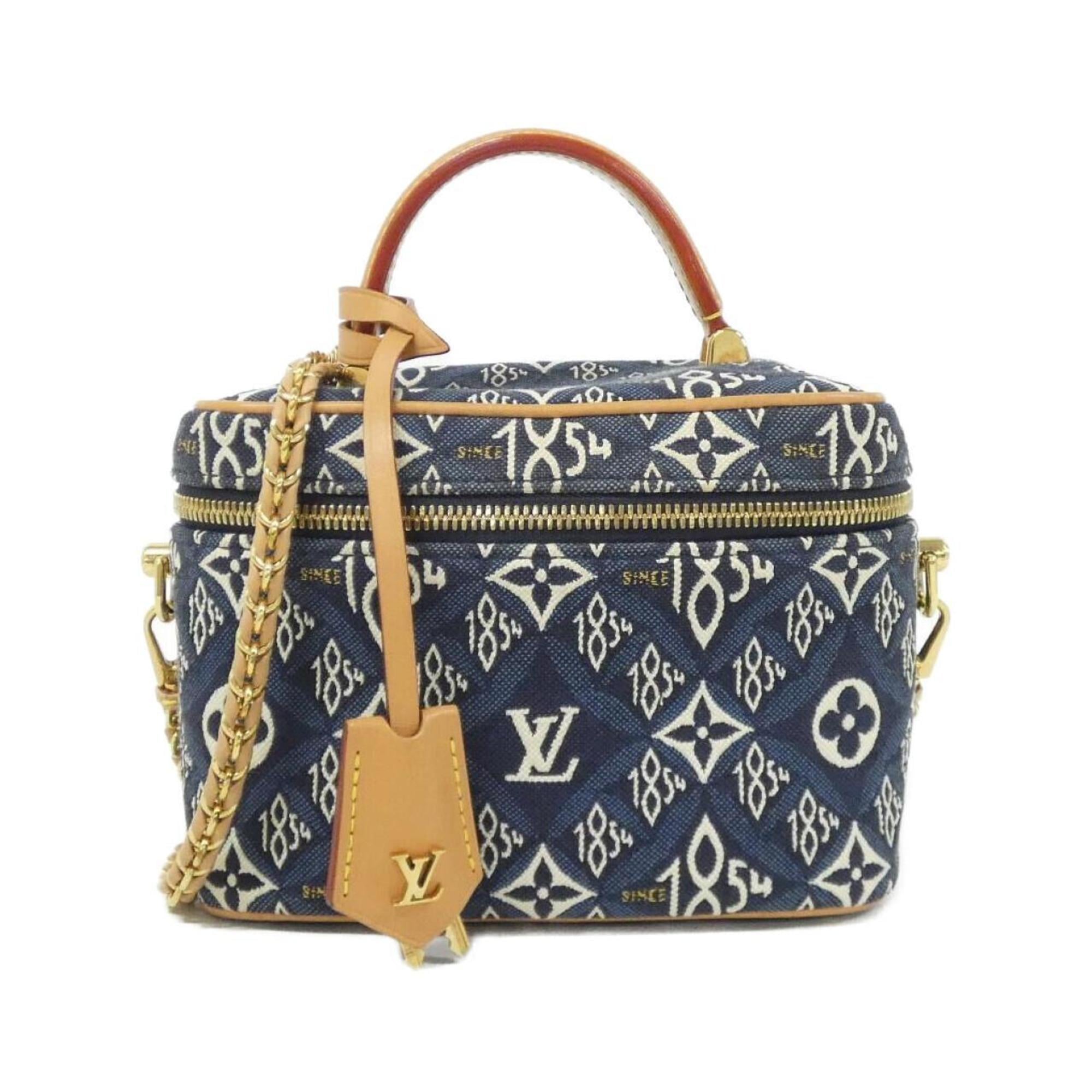 Louis Vuitton Blue Jacquard Handbag